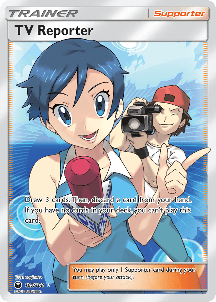 TV Reporter, carta 167 de Celestial Storm