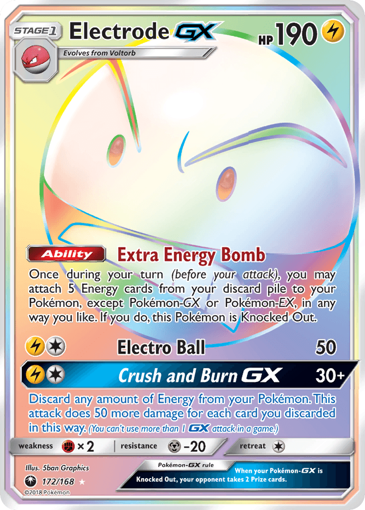 Electrode GX, carta 172 de Celestial Storm