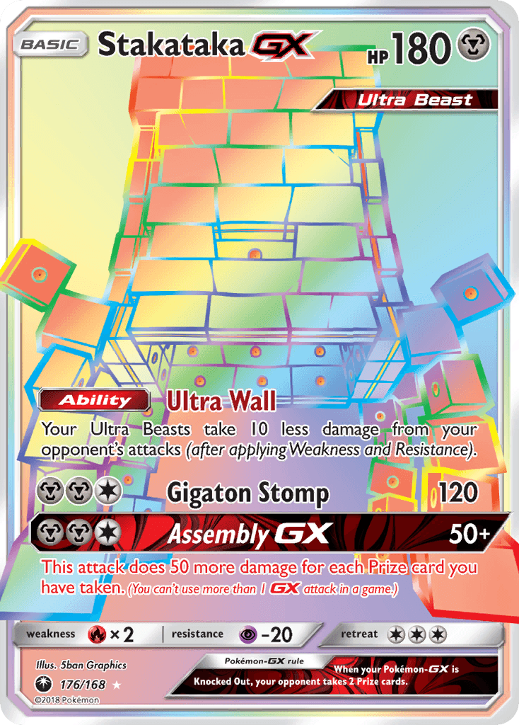 Stakataka GX, carta 176 de Celestial Storm