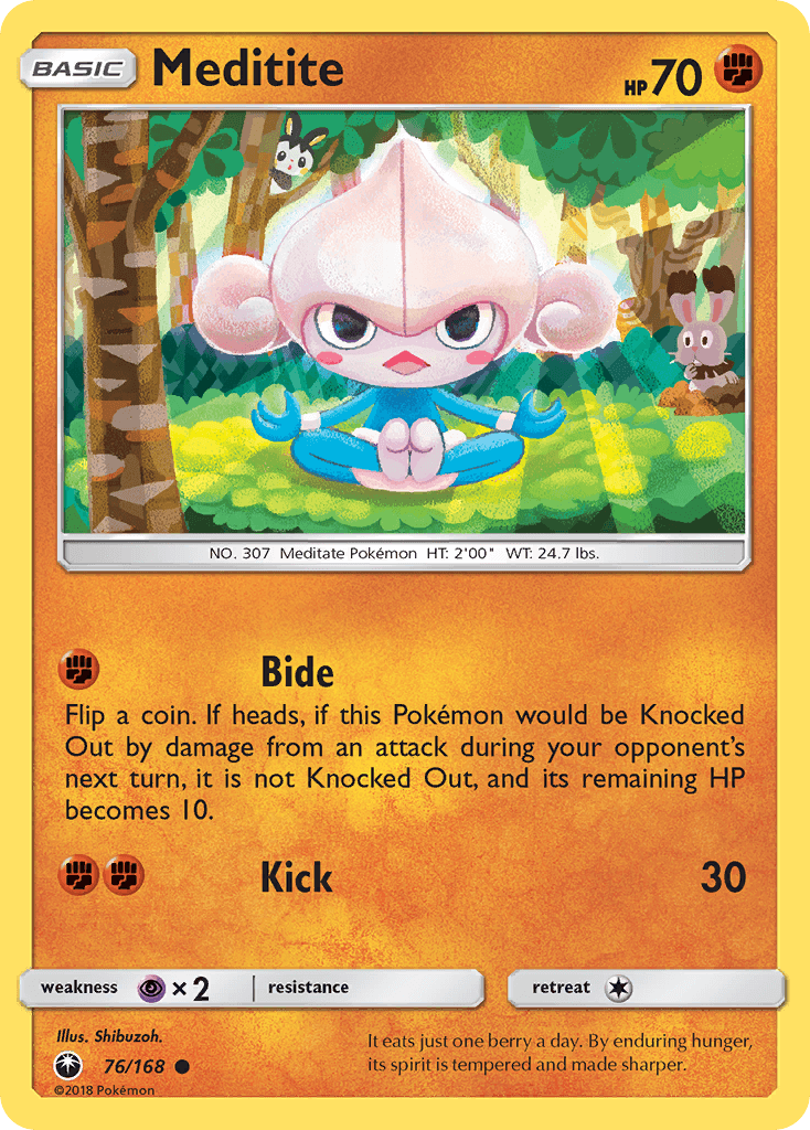 Meditite, carta 76 de Celestial Storm