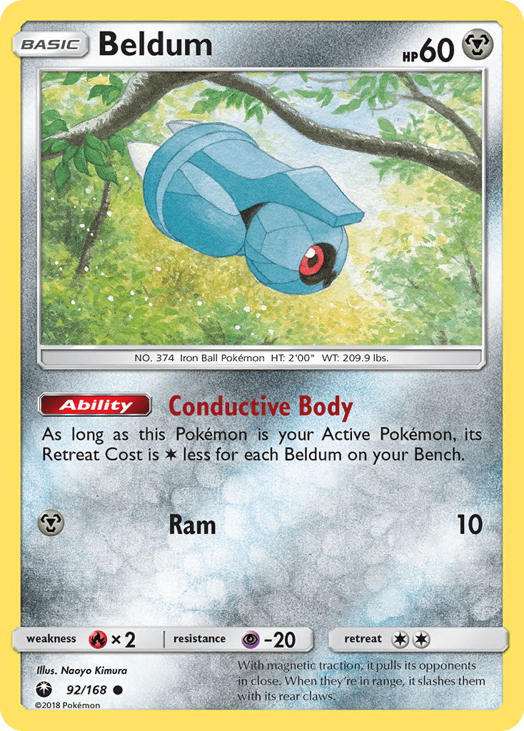 Beldum, carta 92 de Celestial Storm