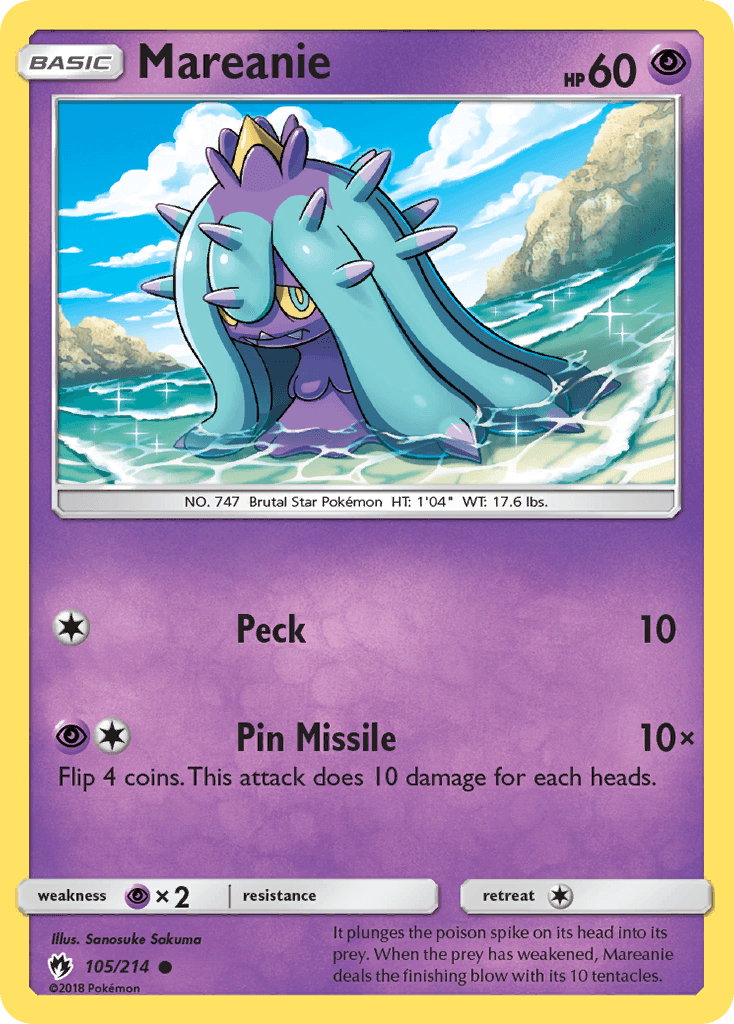 Mareanie, carta 105 de Lost Thunder