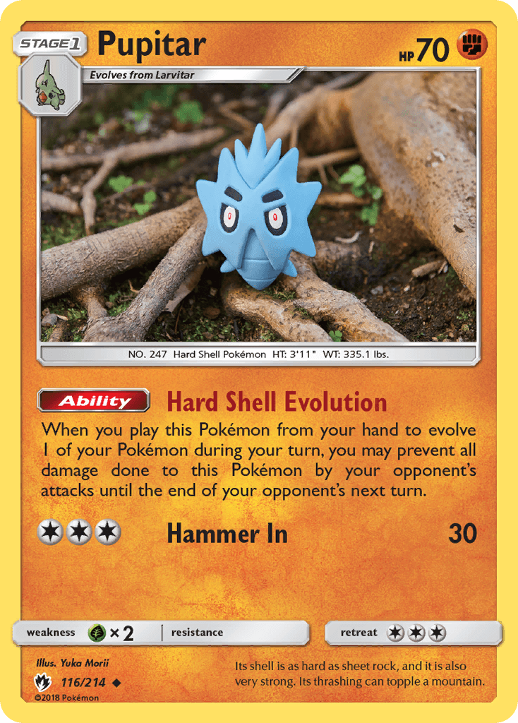 Pupitar, carta 116 de Lost Thunder