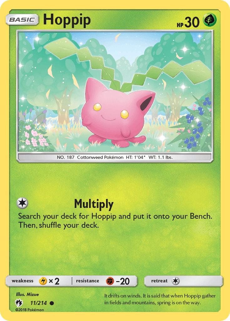 Hoppip, carta 11 de Lost Thunder