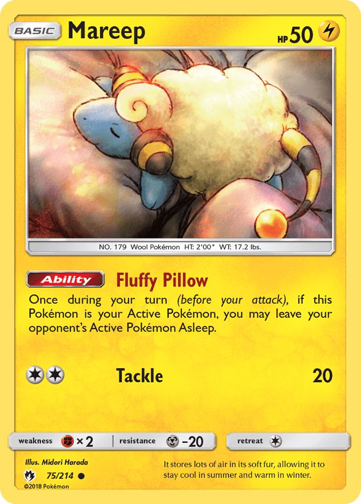 Mareep, carta 75 de Lost Thunder