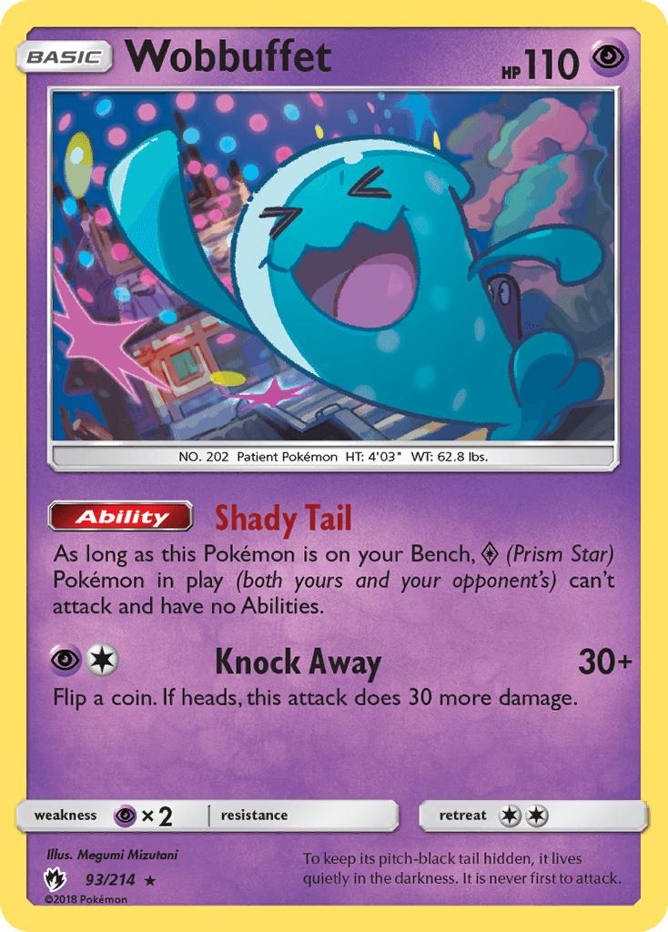 Wobbuffet, carta 93 de Lost Thunder