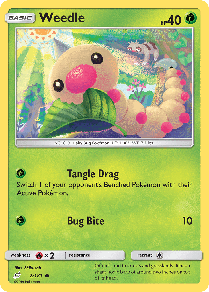 Weedle, carta 2 de Team Up