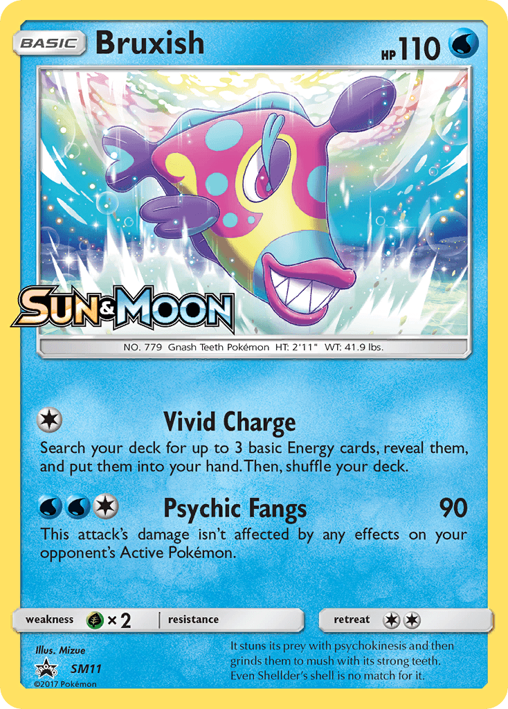 Bruxish, carta SM11 de SM Black Star Promos