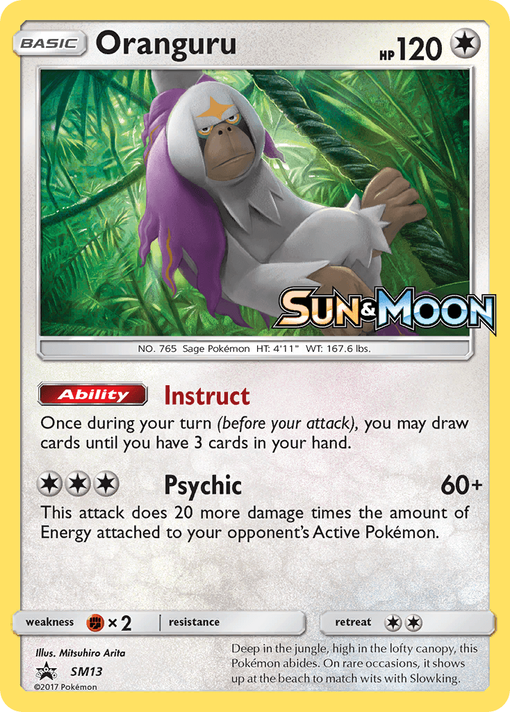 Oranguru, carta SM13 de SM Black Star Promos