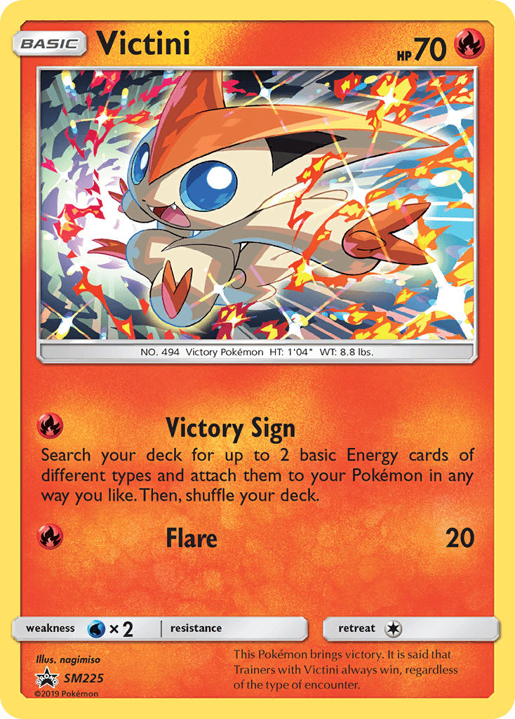 Victini, carta SM225 de SM Black Star Promos