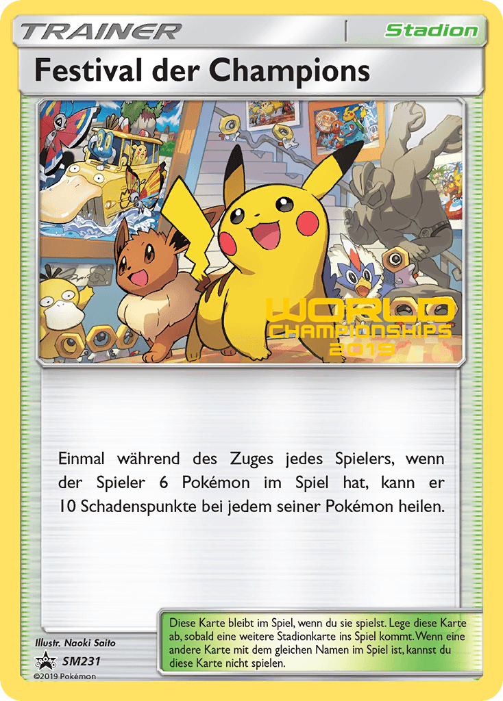 Champions Festival, carta SM231 de SM Black Star Promos