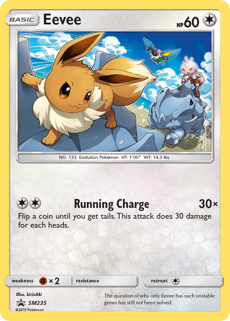 Eevee, carta SM235 de SM Black Star Promos