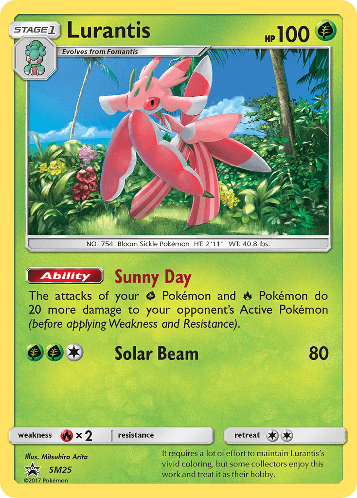 Lurantis, carta SM25 de SM Black Star Promos