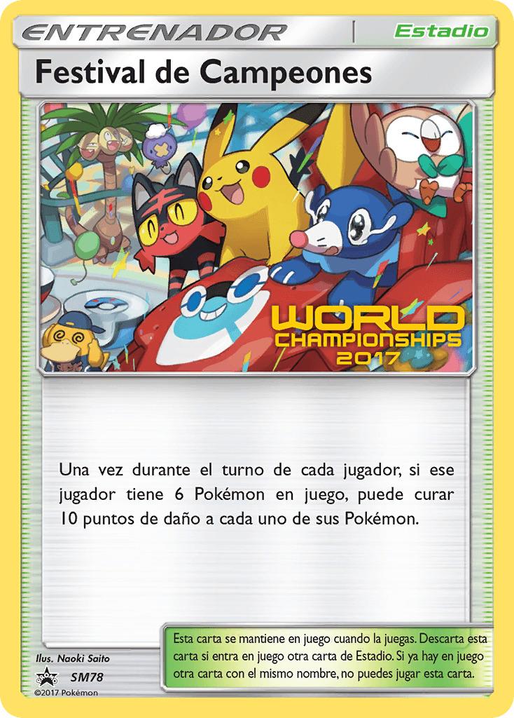 Champions Festival, carta SM78 de SM Black Star Promos