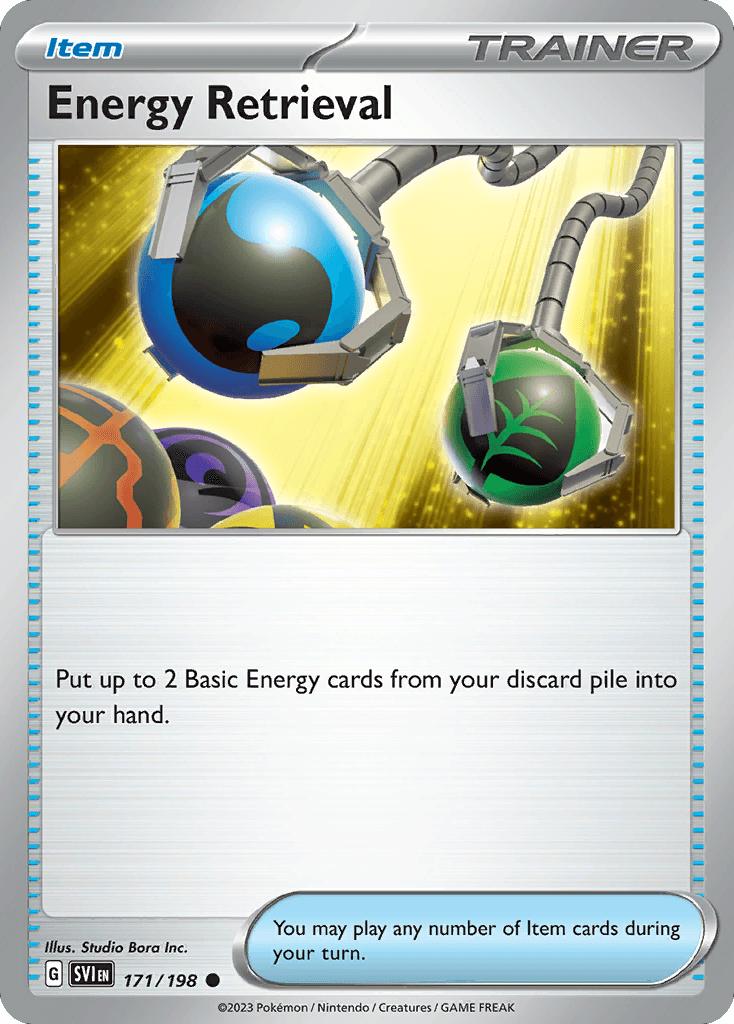 Energy Retrieval, carta 171 de Scarlet & Violet
