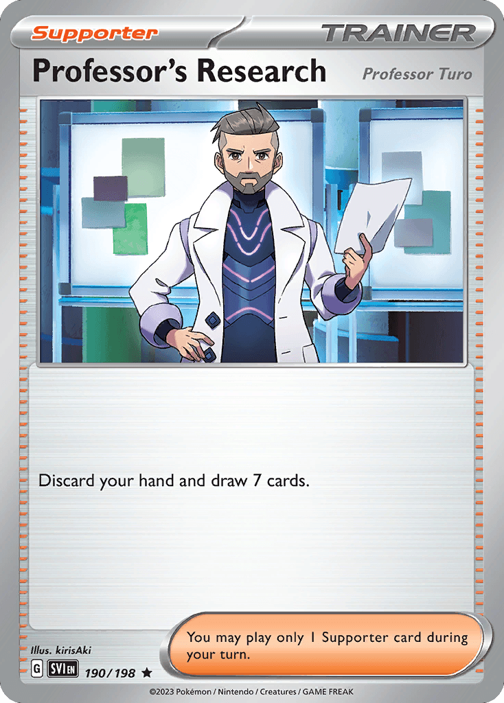 Professor's Research, carta 190 de Scarlet & Violet