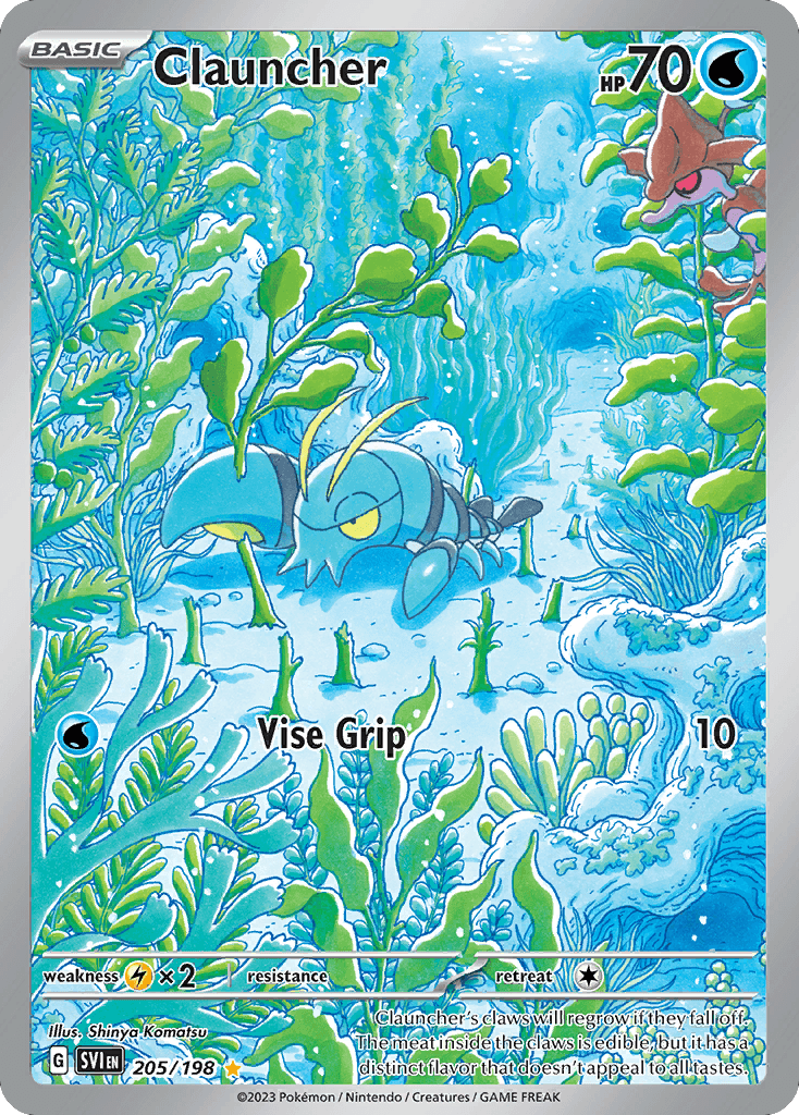 Clauncher, carta 205 de Scarlet & Violet