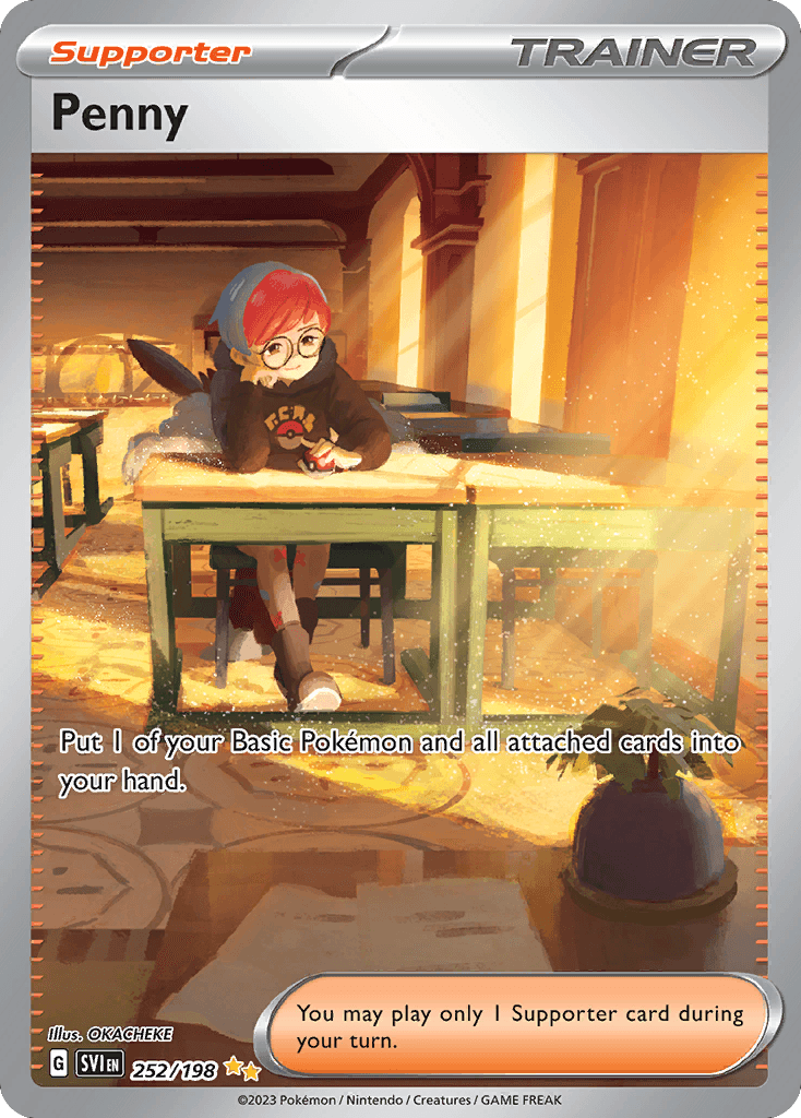 Penny, carta 252 de Scarlet & Violet