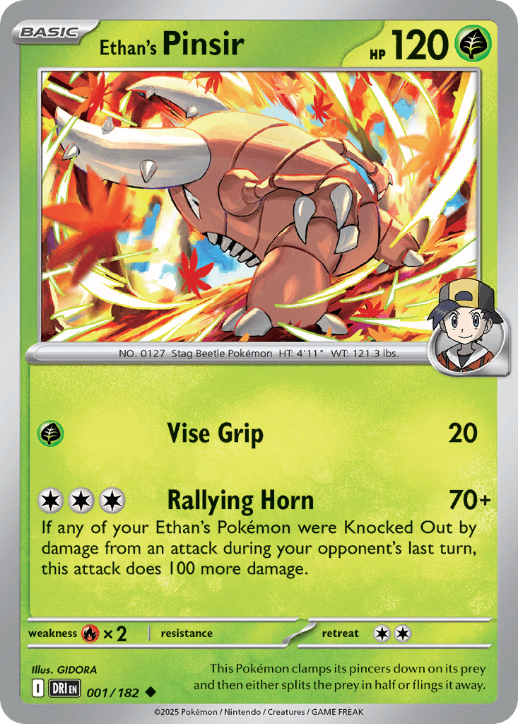 Ethan's Pinsir, carta 001 de Destined Rivals