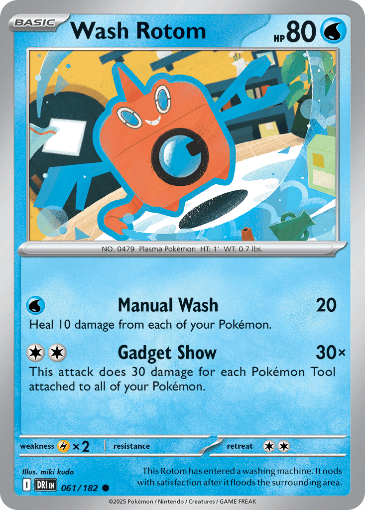 Wash Rotom, carta 061 de Destined Rivals