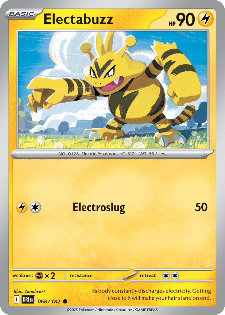 Electabuzz, carta 068 de Destined Rivals