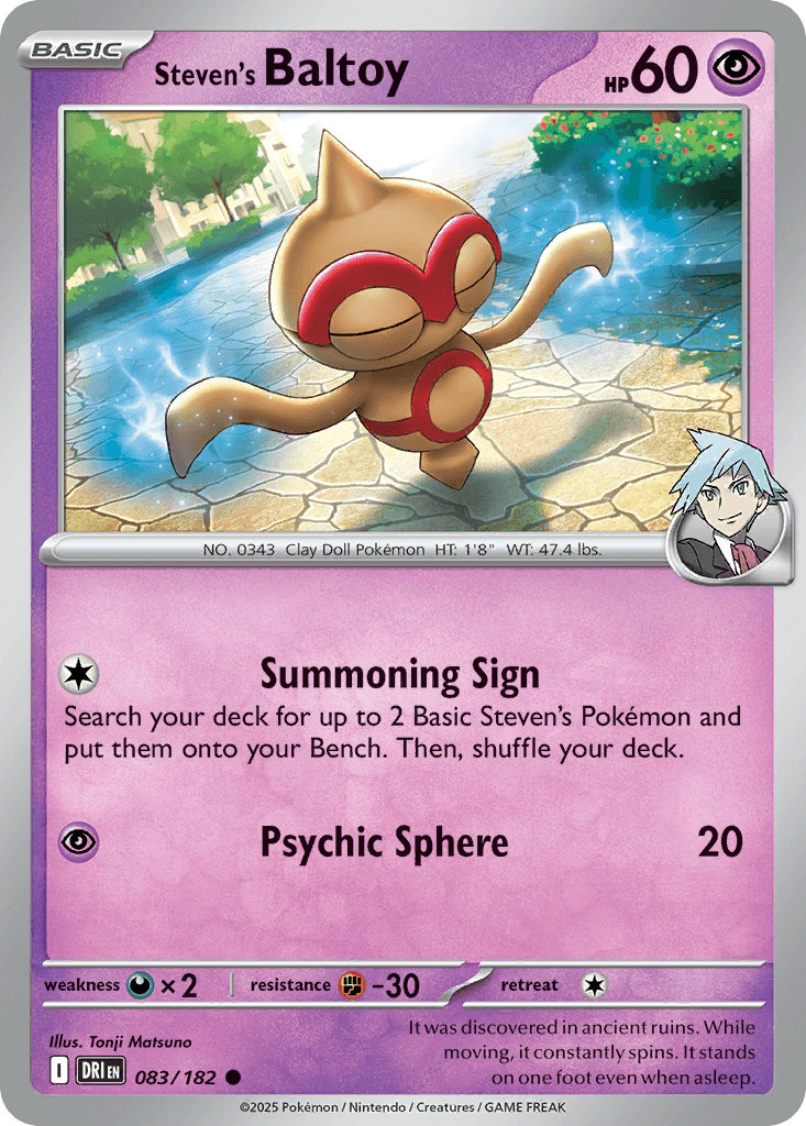 Steven's Baltoy, carta 083 de Destined Rivals