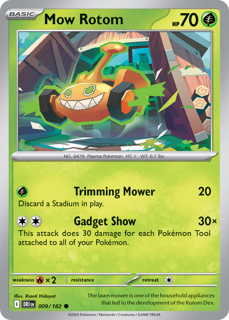 Mow Rotom, carta 009 de Destined Rivals