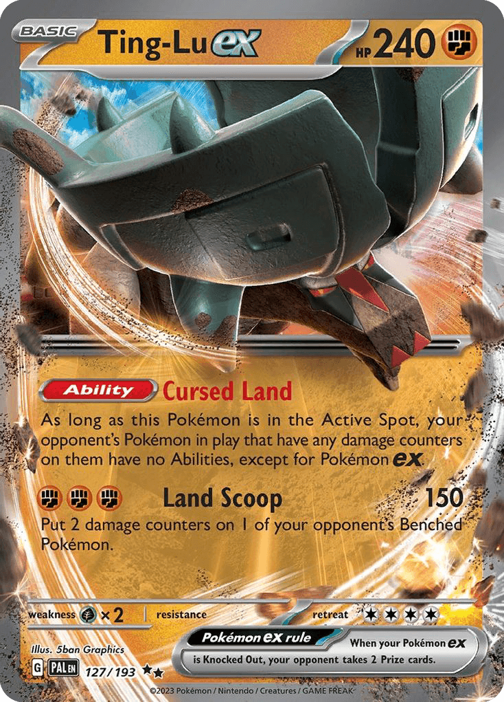 Ting-Lu ex, carta 127 de Paldea Evolved