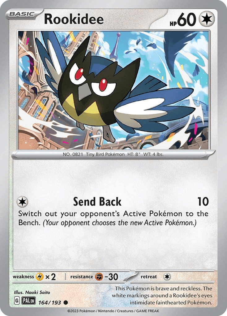 Rookidee, carta 164 de Paldea Evolved