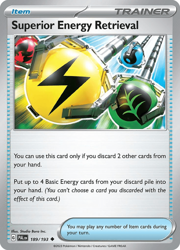 Superior Energy Retrieval, carta 189 de Paldea Evolved