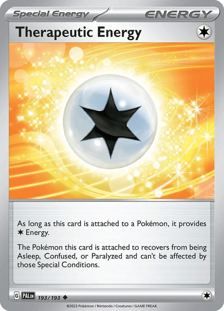 Therapeutic Energy, carta 193 de Paldea Evolved