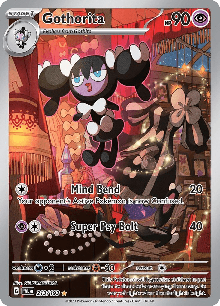 Gothorita, carta 213 de Paldea Evolved