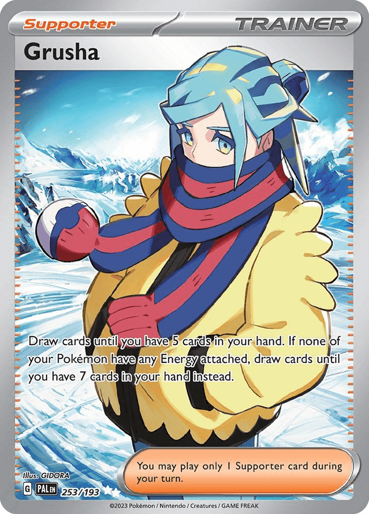 Grusha, carta 253 de Paldea Evolved