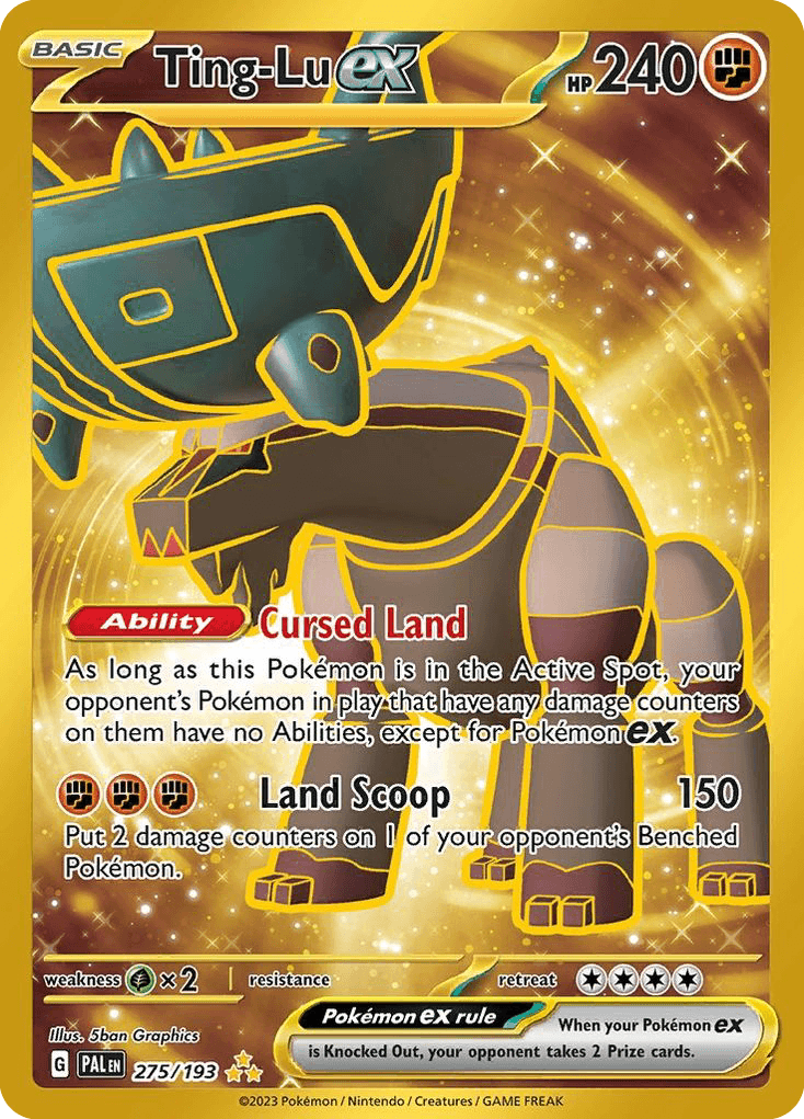 Ting-Lu ex, carta 275 de Paldea Evolved