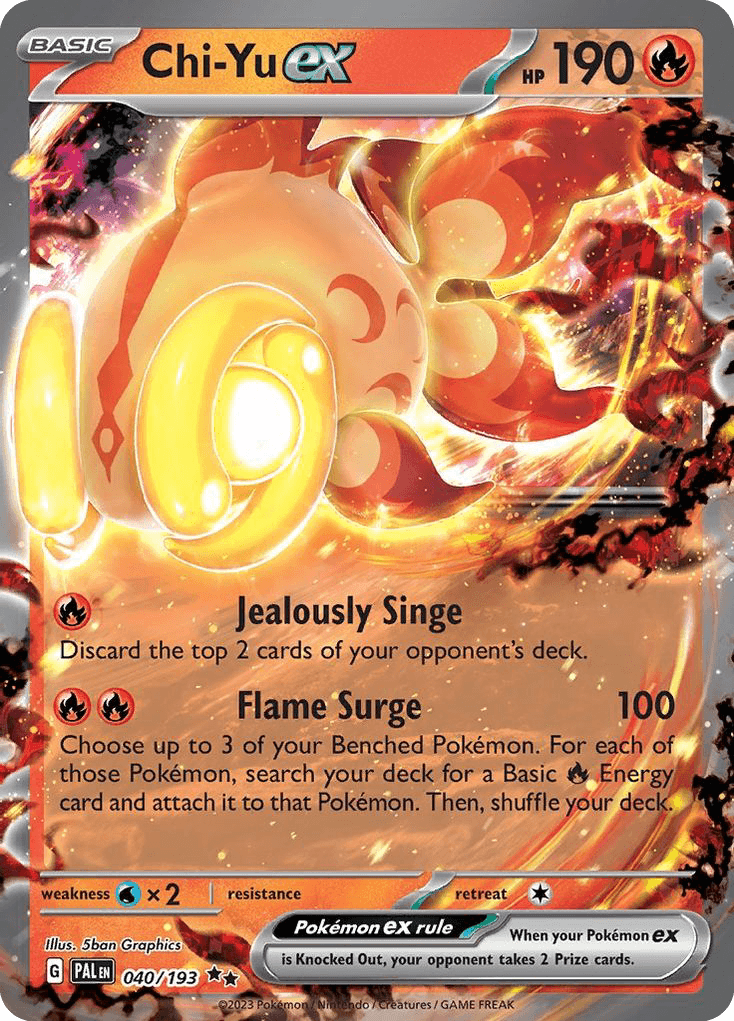 Chi-Yu ex, carta 040 de Paldea Evolved