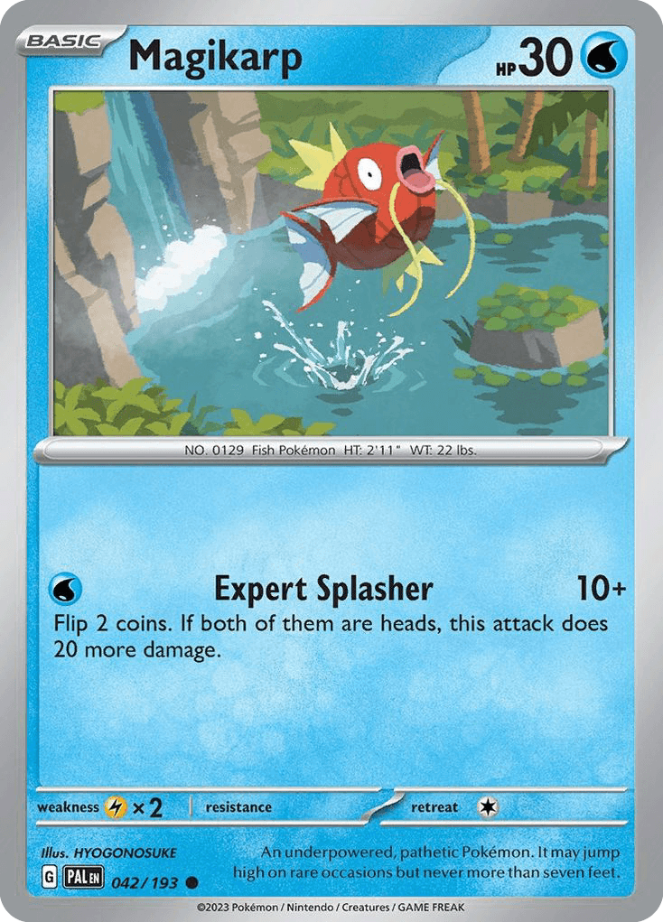 Magikarp, carta 042 de Paldea Evolved
