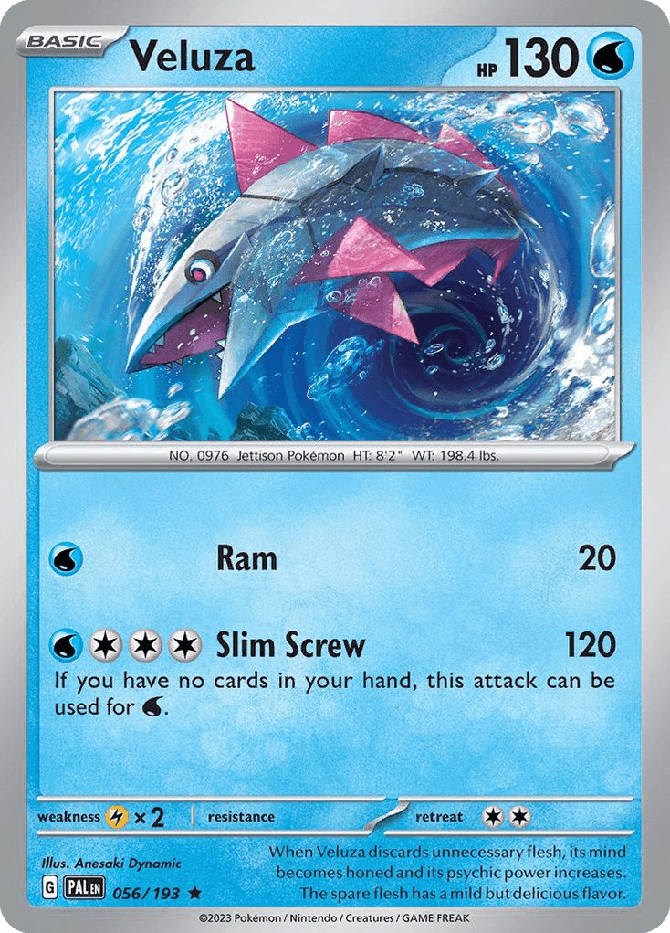 Veluza, carta 056 de Paldea Evolved