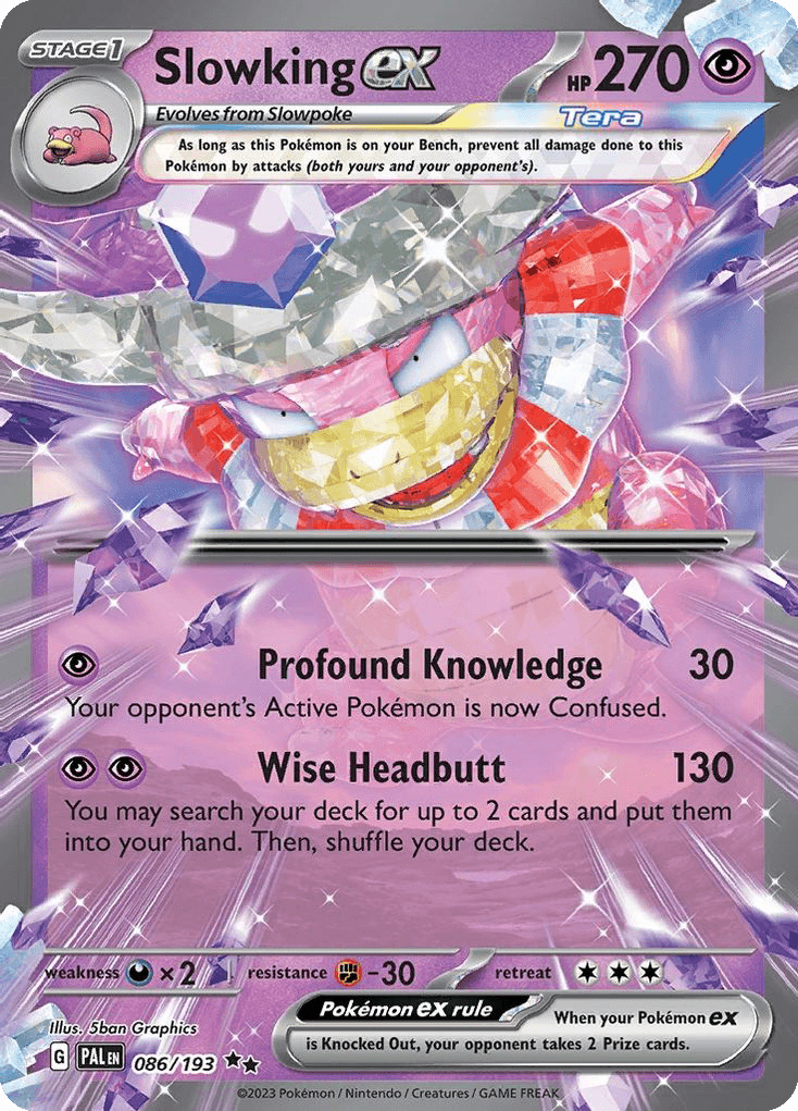 Slowking ex, carta 086 de Paldea Evolved