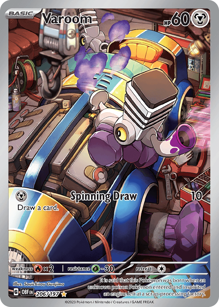 Varoom, carta 206 de Obsidian Flames