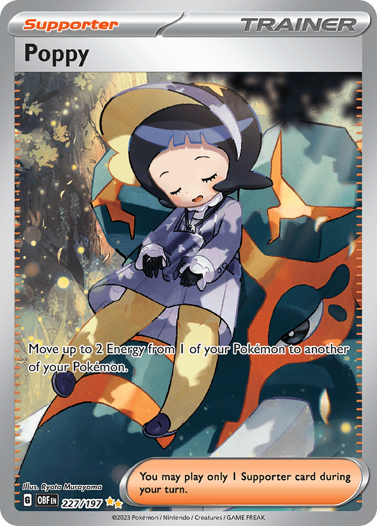 Poppy, carta 227 de Obsidian Flames