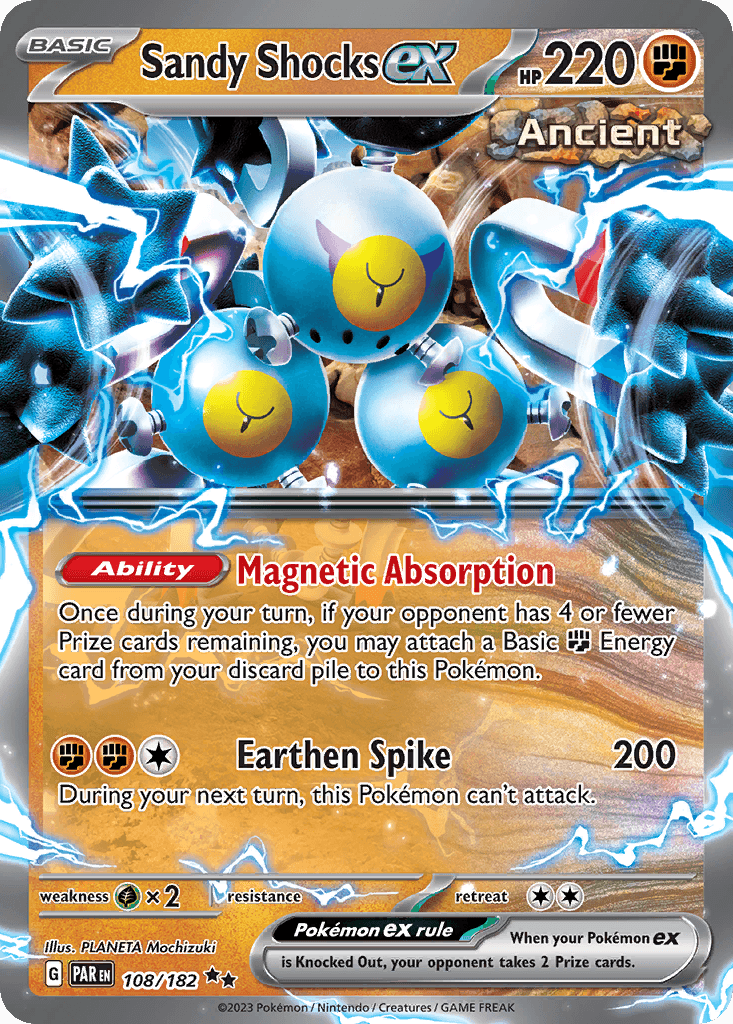 Sandy Shocks ex, carta 108 de Paradox Rift