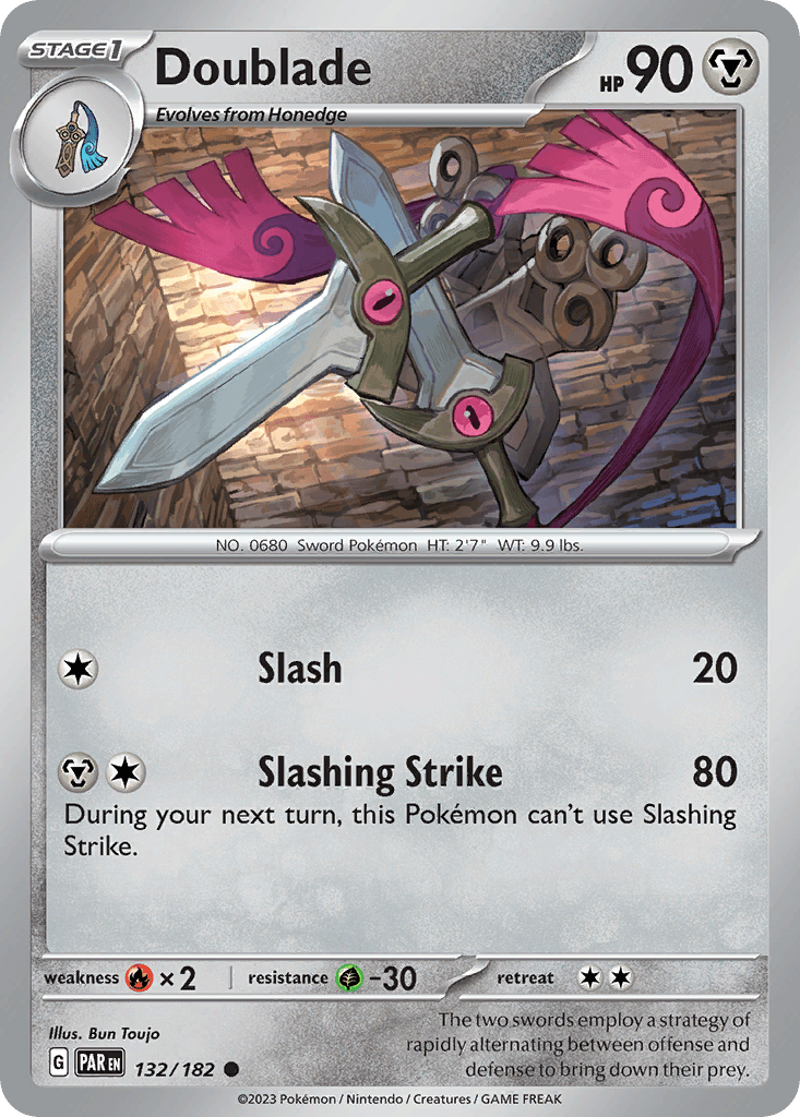 Doublade, carta 132 de Paradox Rift