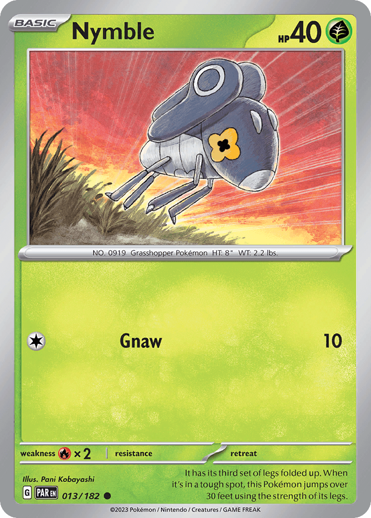 Nymble, carta 013 de Paradox Rift