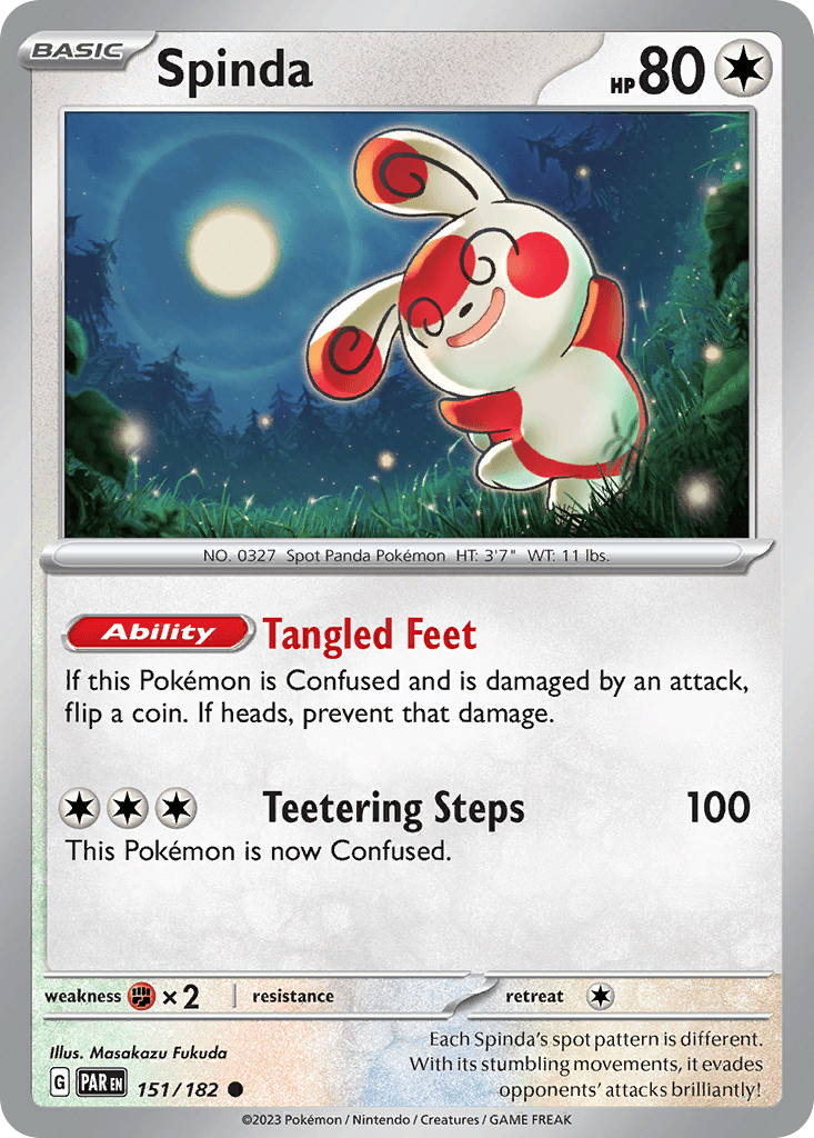 Spinda, carta 151 de Paradox Rift