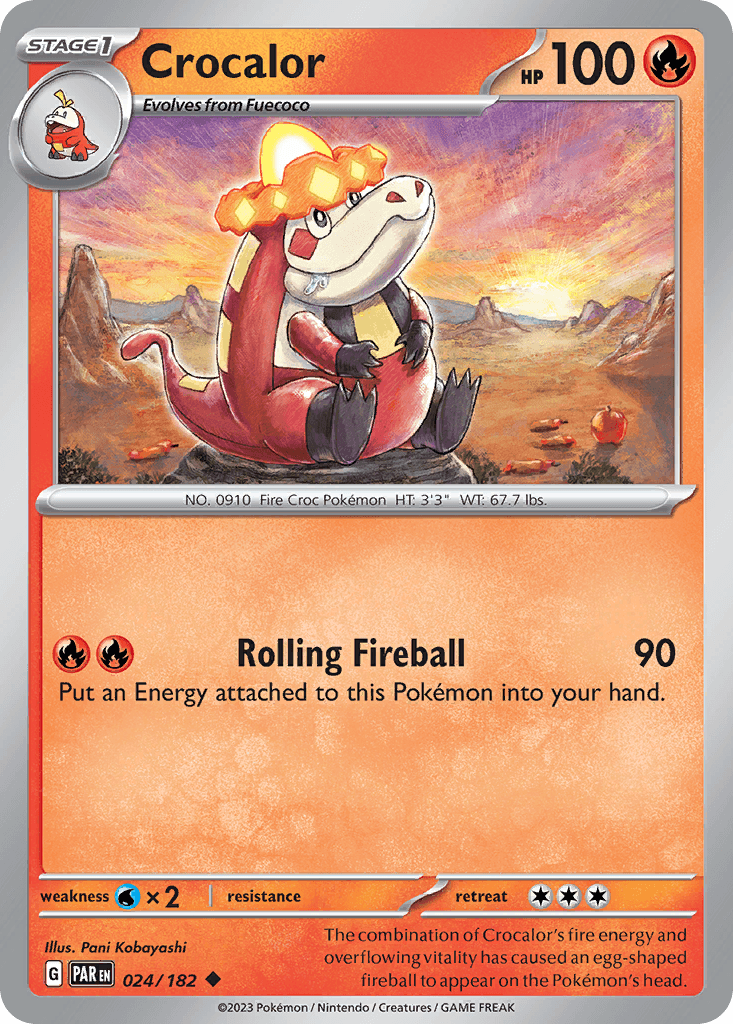 Crocalor, carta 024 de Paradox Rift