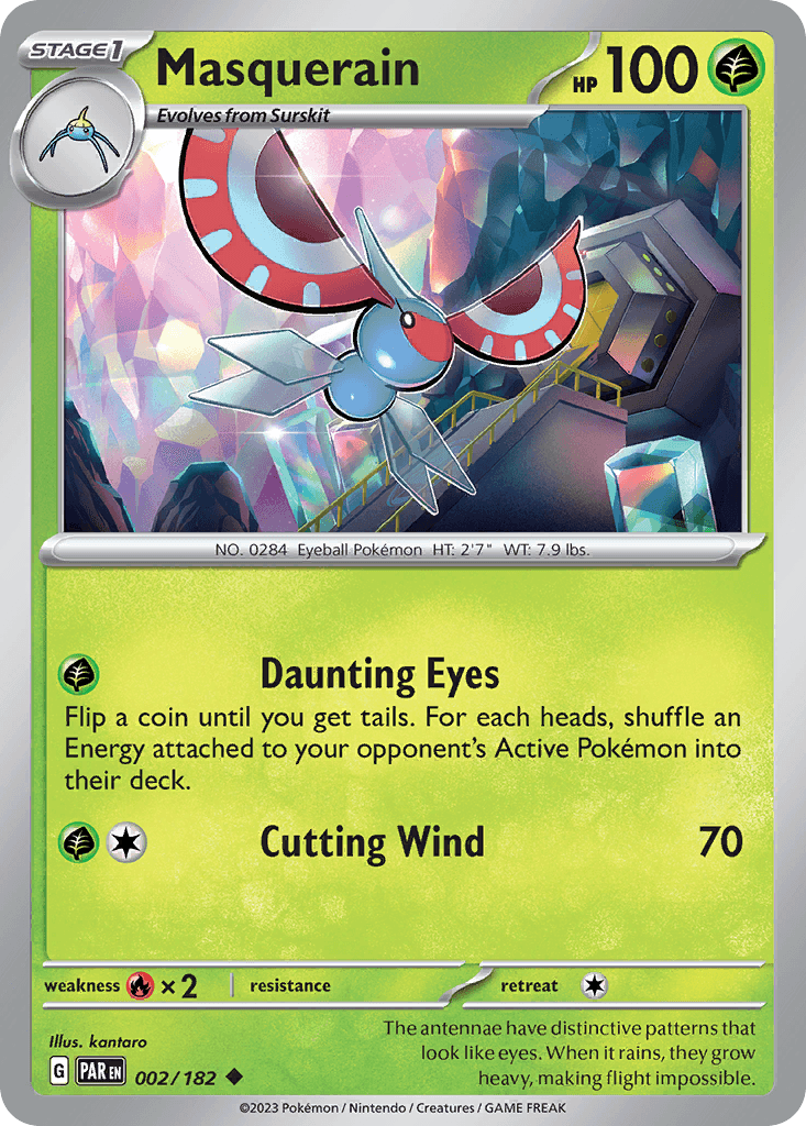 Masquerain, carta 002 de Paradox Rift