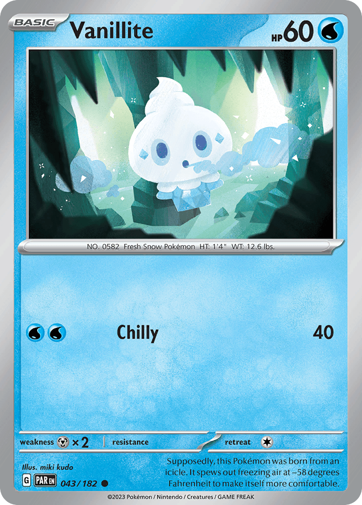 Vanillite, carta 043 de Paradox Rift