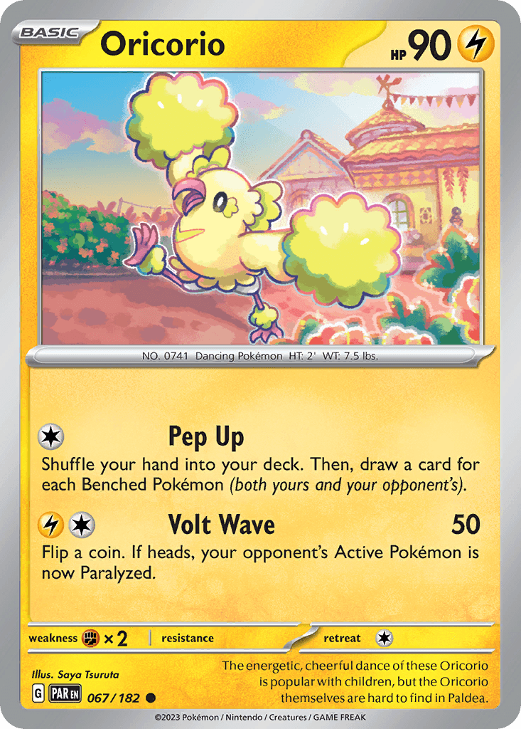 Oricorio, carta 067 de Paradox Rift