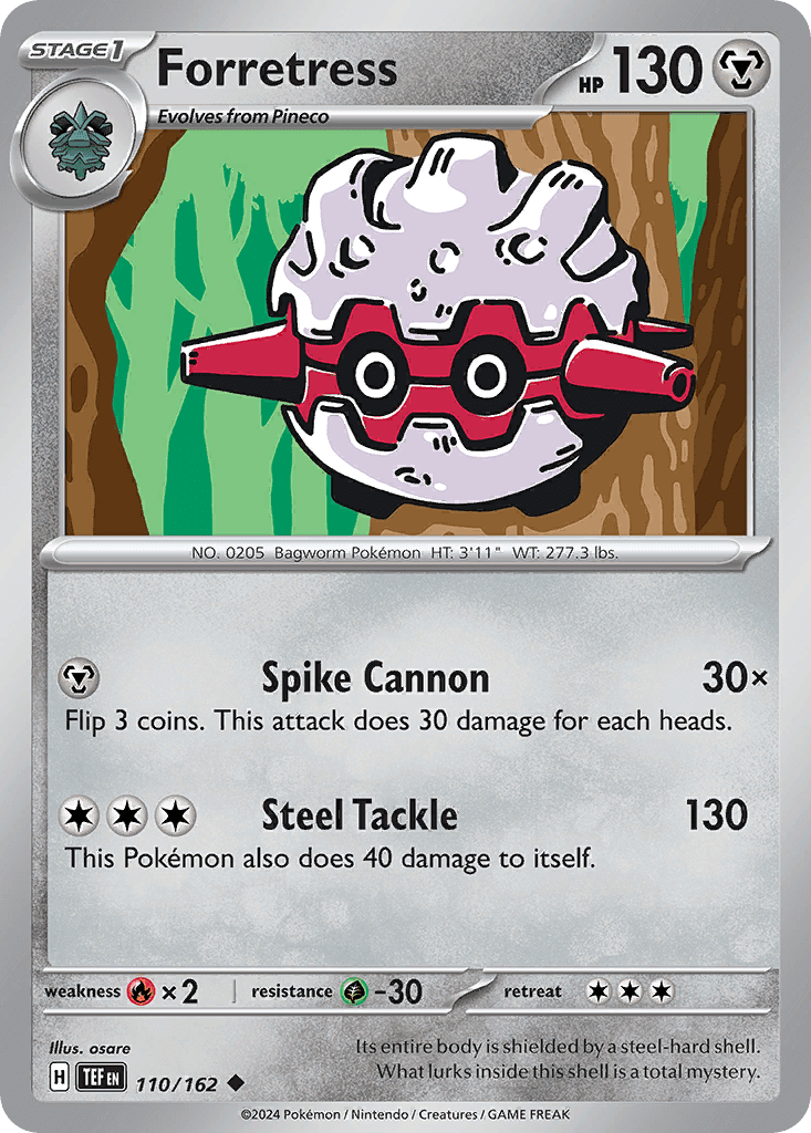 Forretress, carta 110 de Temporal Forces