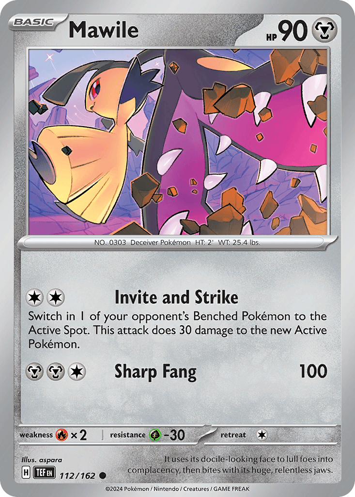 Mawile, carta 112 de Temporal Forces
